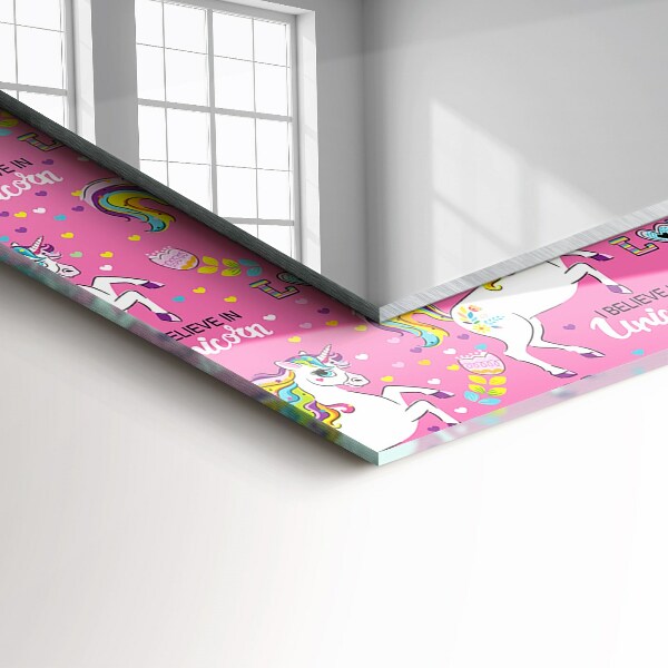 Licornes Coeurs arc-en-ciel