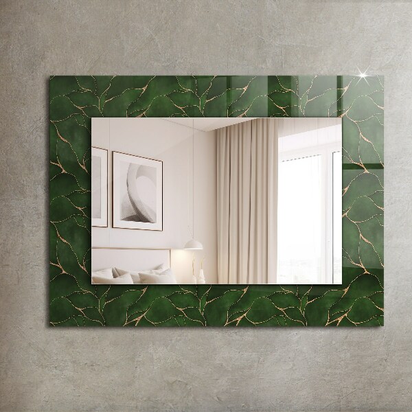 Motif de feuilles vertes