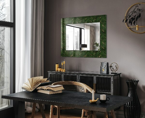 Motif de feuilles vertes