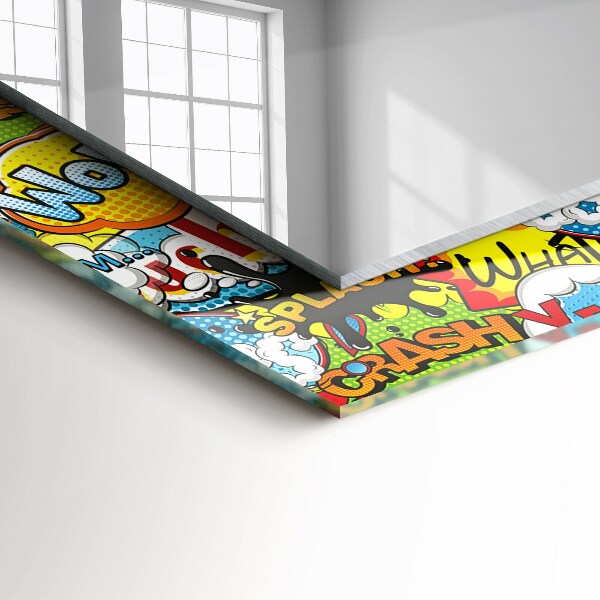 Ballons de bande dessinée colorés