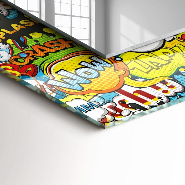 Ballons de bande dessinée colorés