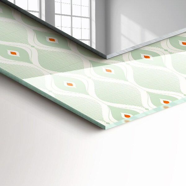 Motif géométrique vert