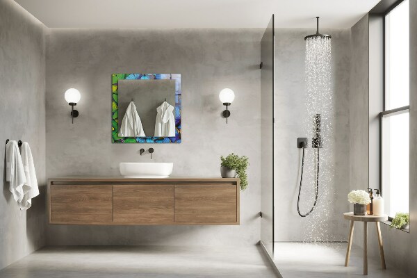 Papillons bleus et verts