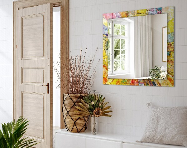 Mosaïque abstraite colorée