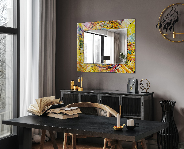 Mosaïque abstraite colorée