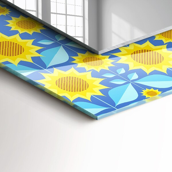 Motifs de feuilles de tournesol