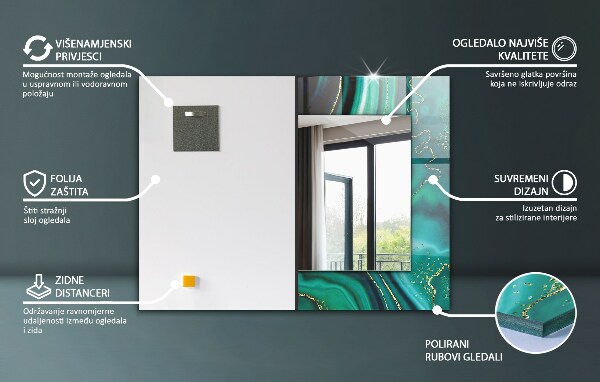 Composition abstraite de couleurs