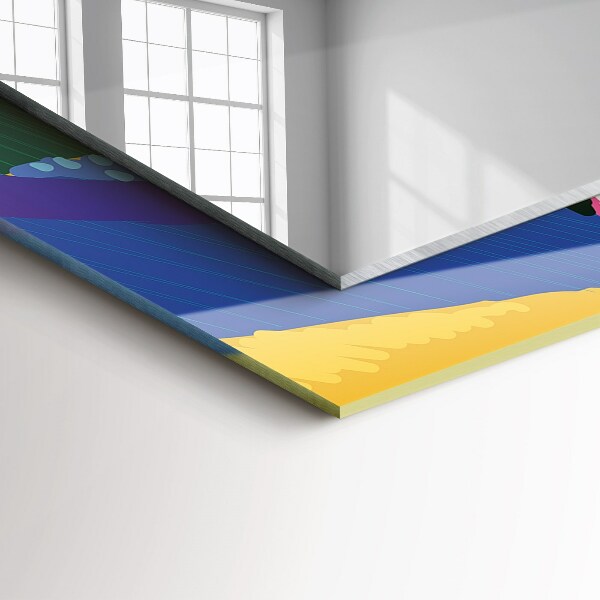 Motif abstrait coloré