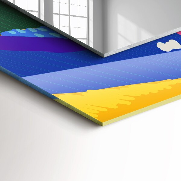 Motif abstrait coloré