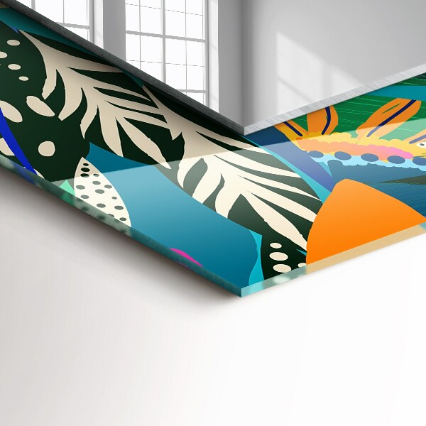 Fleurs abstraites en couleur