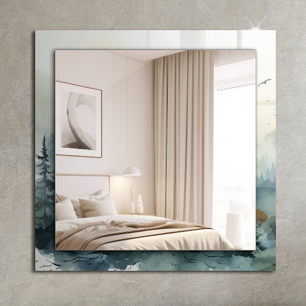 Fleurs feuilles oiseaux