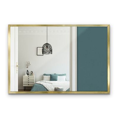 Miroir traditionnel mural à cadre doré 60x40 cm