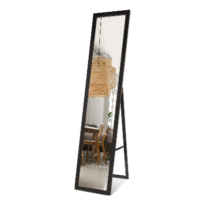Miroir sur pied noir 36x156 cm