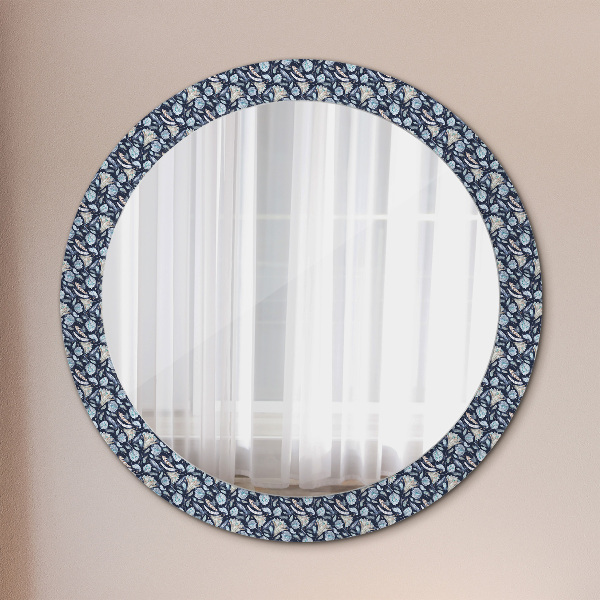 Miroir rond imprimé Motif boho