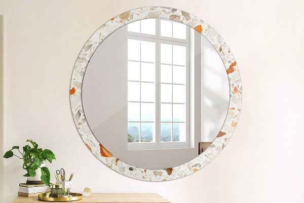 Miroir rond imprimé Fond lastrique