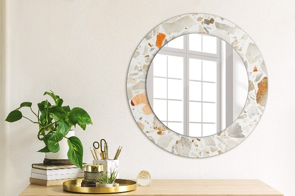 Miroir rond imprimé Fond lastrique