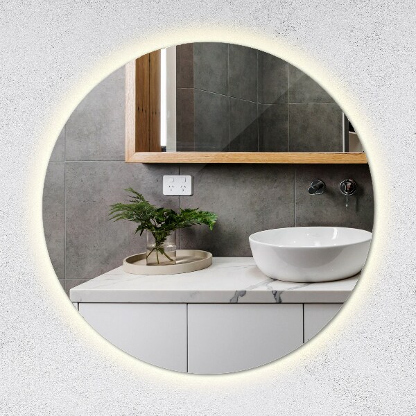Miroir rond led fi 40 cm