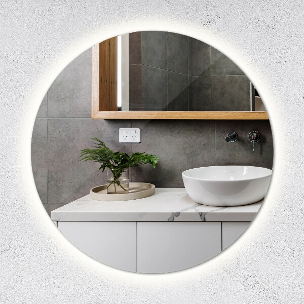 Miroir rond led fi 40 cm