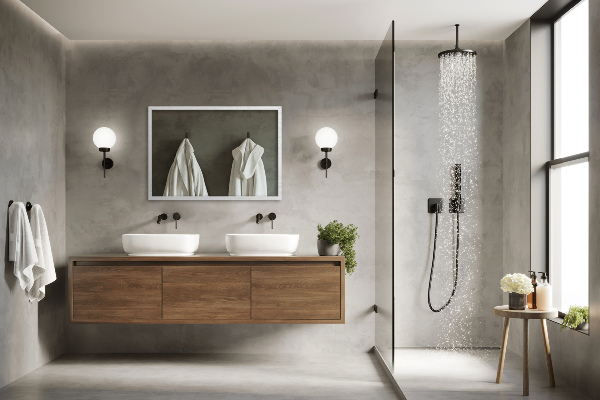 Miroir salon rectangulaire cadre blanc 80x60 cm