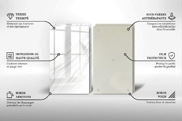 Protection plaque induction Marbre délicat