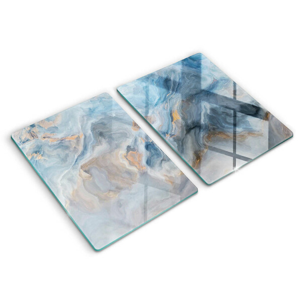 Protection plaque induction Texture de marbre