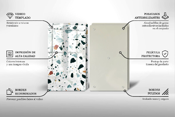 Protection plaque induction Grès clair