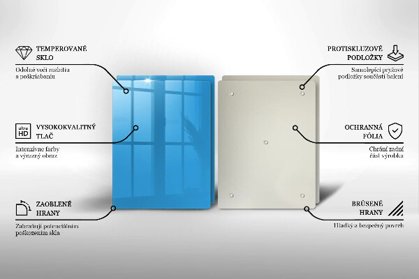 Protection plaque induction Couleur bleue