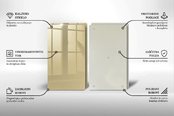 Protection plaque induction Couleur beige