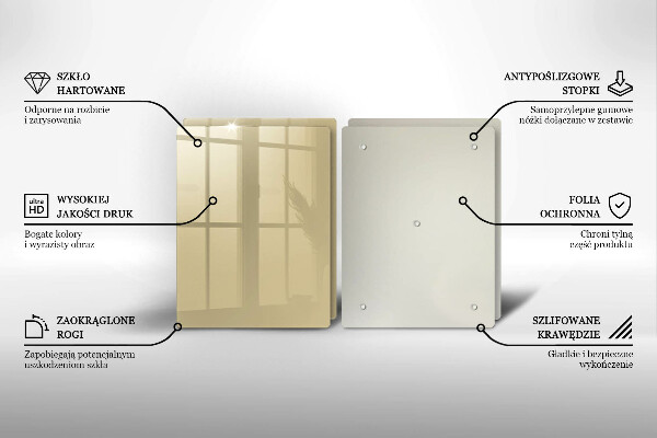 Protection plaque induction Couleur beige