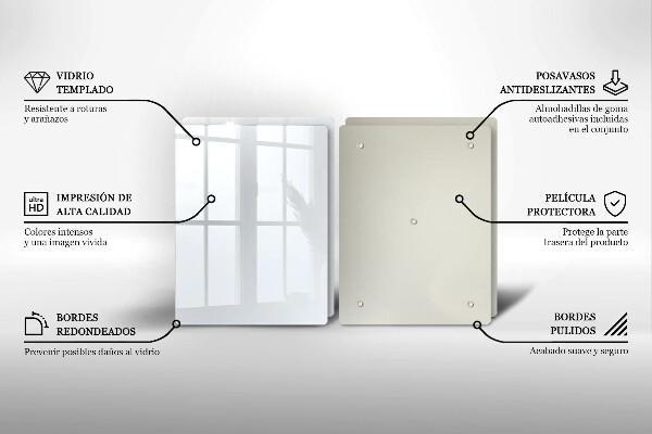 Protection plaque induction couleur blanche