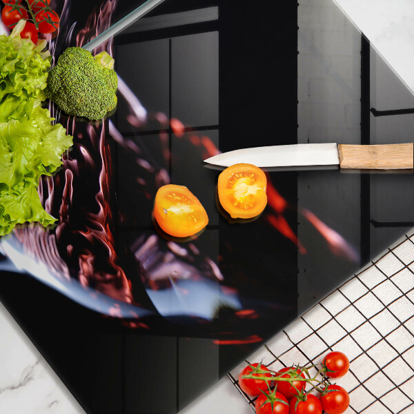 Cache plaque de cuisson Un verre de vin rouge