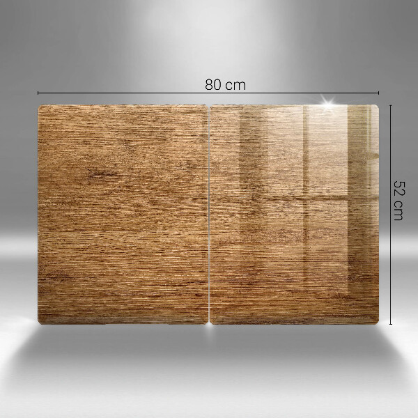 Cache plaque de cuisson Texture de planche de bois