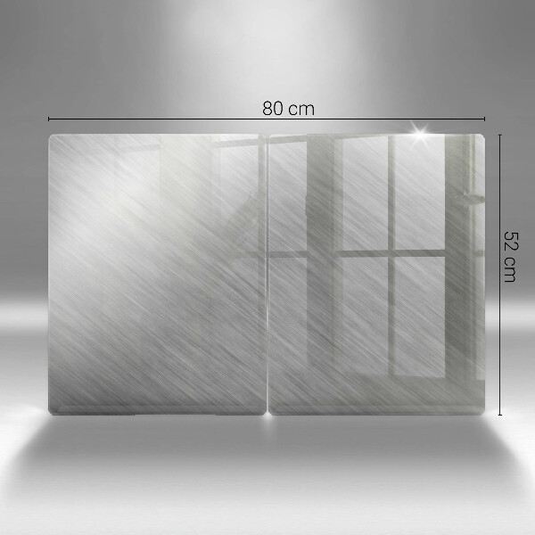 Cache plaque de cuisson Fond de texture métallique