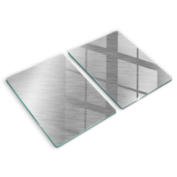 Cache plaque de cuisson Fond de texture métallique