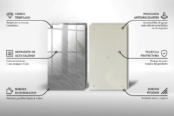 Cache plaque de cuisson Fond de texture métallique