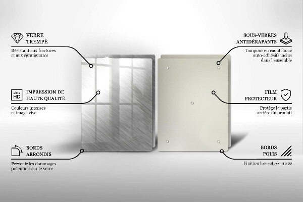 Cache plaque de cuisson Fond de texture métallique