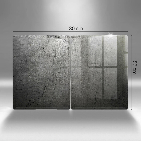 Protection plaque induction Texture métallique