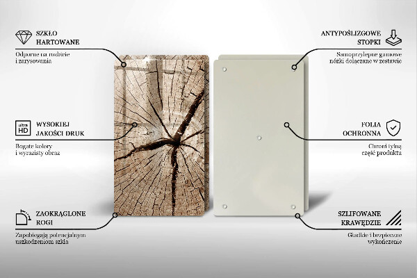 Protection plaque induction Coupe transversale d'un arbre