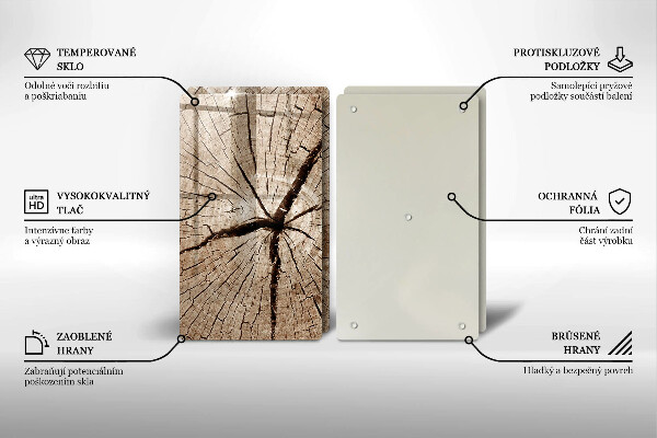 Protection plaque induction Coupe transversale d'un arbre