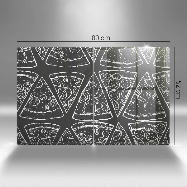 Protection plaque induction Illustration de pizza