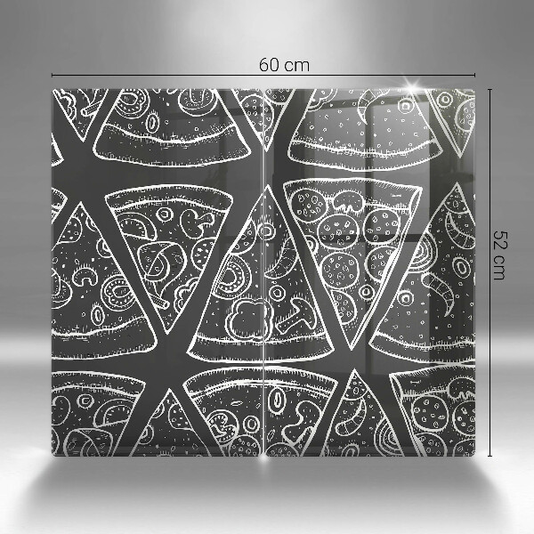 Protection plaque induction Illustration de pizza