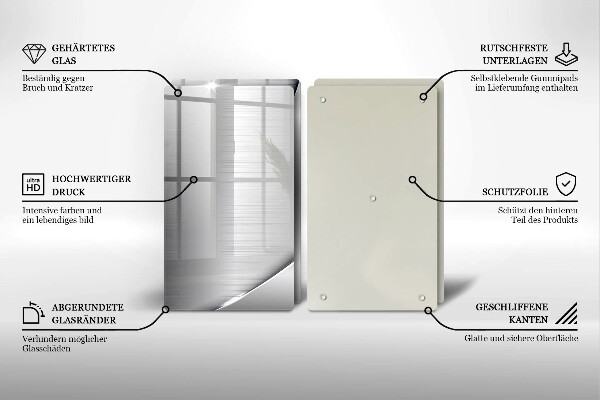 Cache plaque de cuisson Formes métalliques