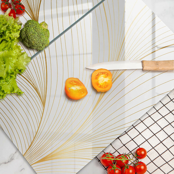 Cache plaque de cuisson Modèle de lignes modernes