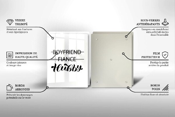 Protection plaque induction Inscription phrase motif