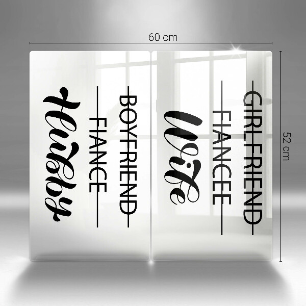 Protection plaque induction Inscription phrase motif