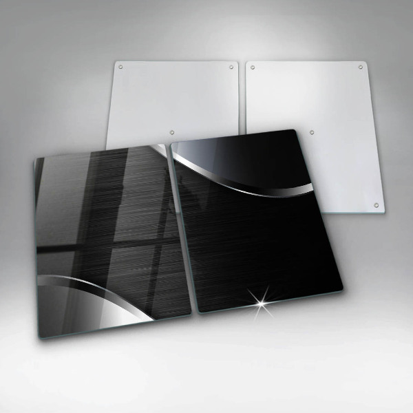 Cache plaque de cuisson Abstraction du métal