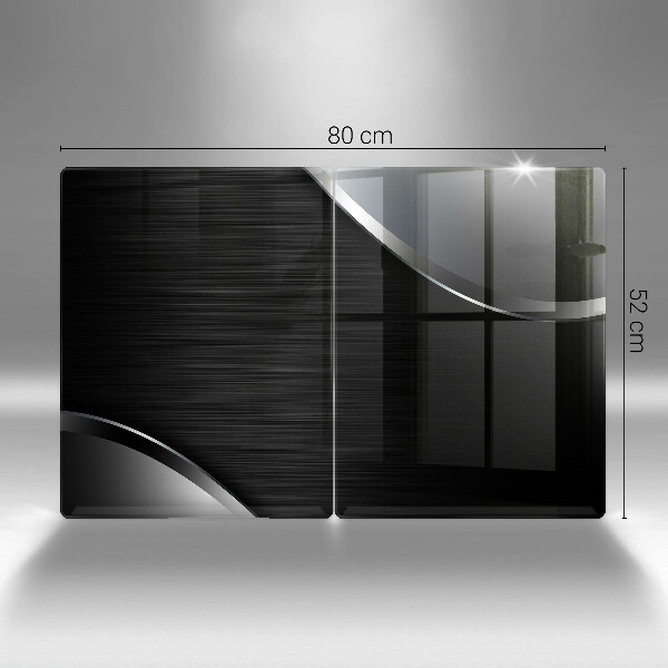 Cache plaque de cuisson Abstraction du métal