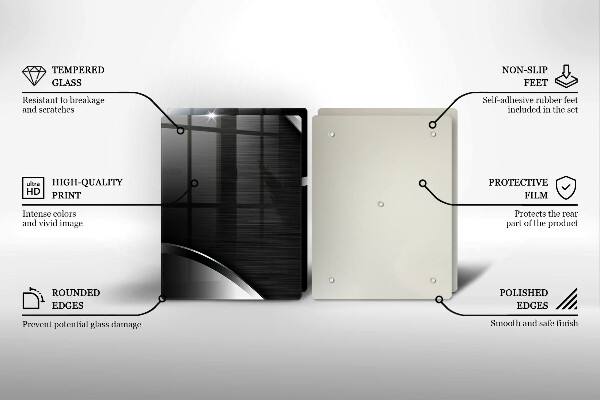 Cache plaque de cuisson Abstraction du métal