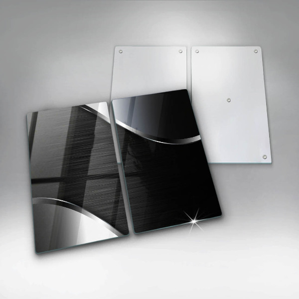 Cache plaque de cuisson Abstraction du métal