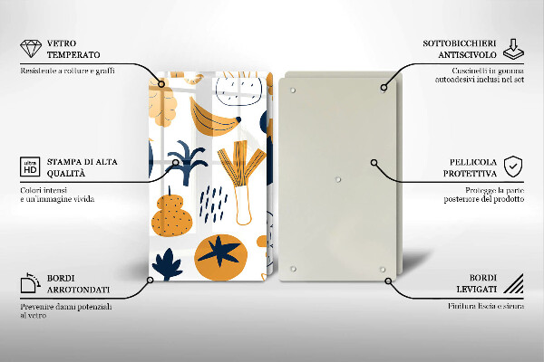 Cache plaque de cuisson Illustration de la nourriture